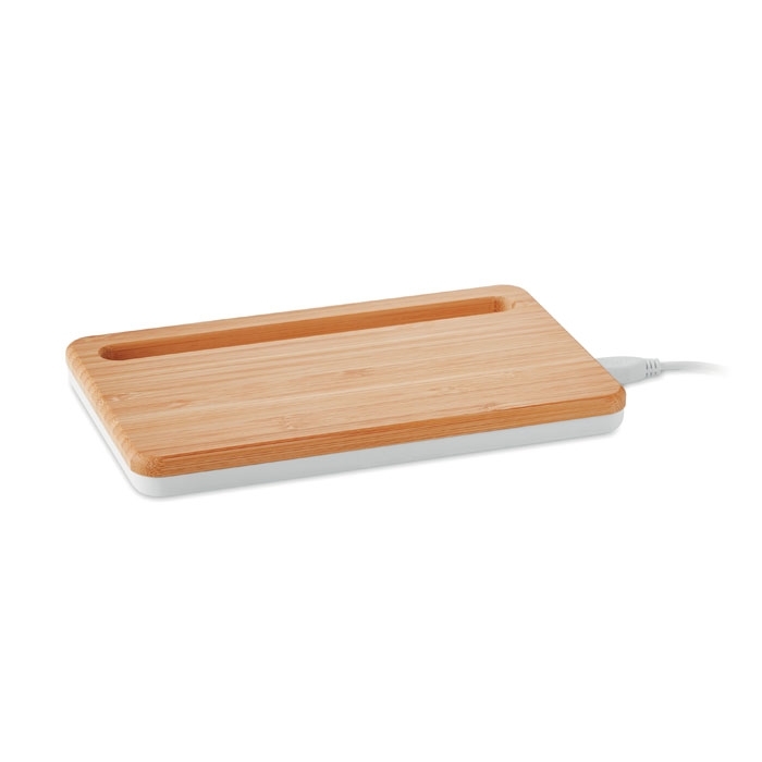 Immagine di MO9665 KERALA - Caricatore wireless in bamboo