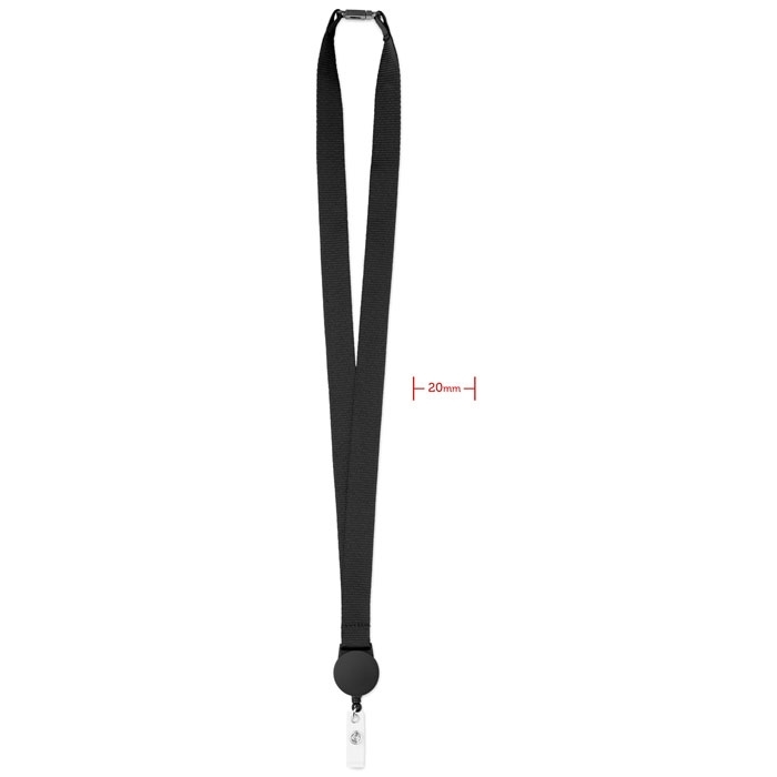 Immagine di MO9852 ZIP LANYARD - Lanyard con badge estraibile