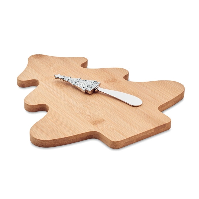 Immagine di CX1477 TREECHESSE - Set formaggio in bamboo