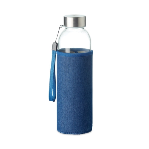 Immagine di MO6192 UTAH DENIM - Bottiglia in vetro con pouch