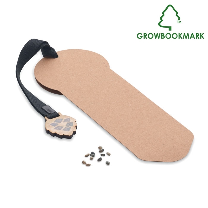 Immagine di MO6226 GROWBOOKMARK™ - Segnalibro in legno di pino