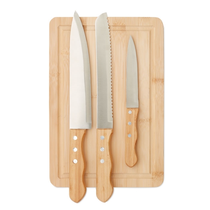 Immagine di MO6298 SHARP CHEF - Set tagliere e coltelli