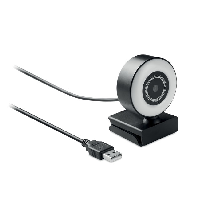 Immagine di MO6395 LAGANI - Webcam hd1080p e luce ad anello