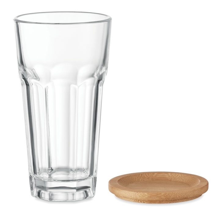 Immagine di MO6452 SEMPRE - Bicchiere con tappo in bamboo