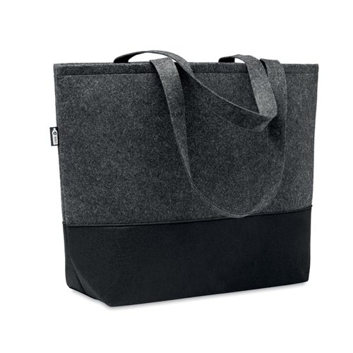 Immagine di MO6455 DUO INDICO - Shopper in feltro rpet