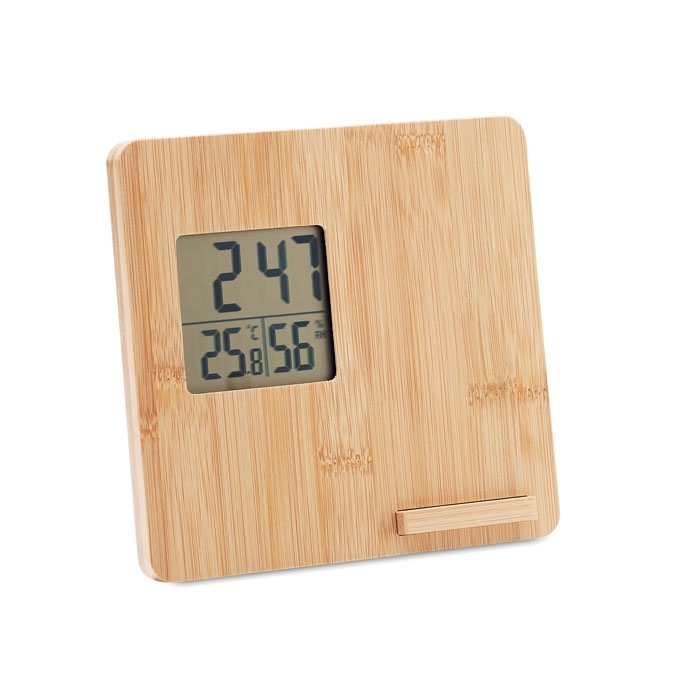 Immagine di MO6665 FERREL - Stazione meteo in bamboo