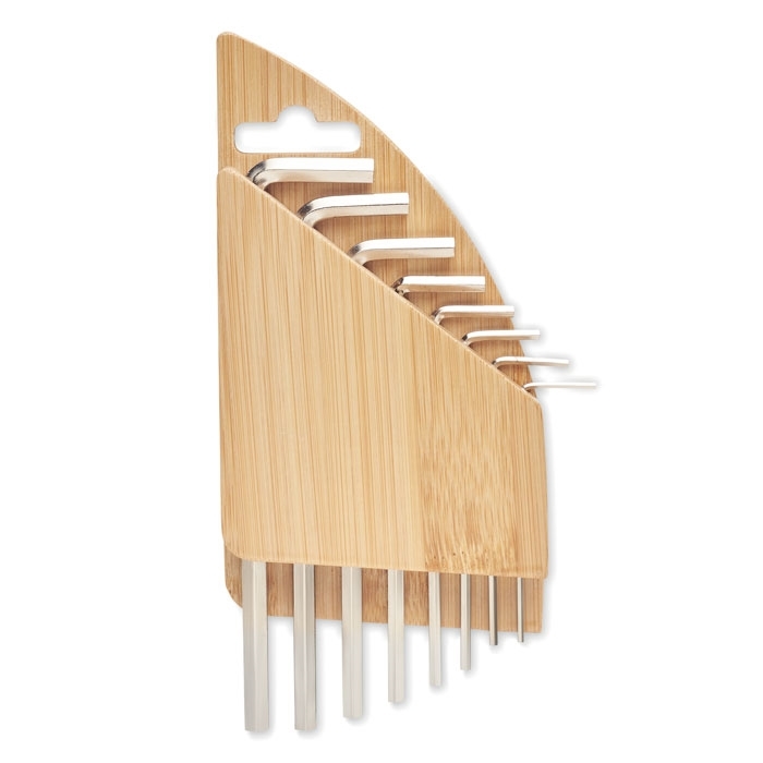 Immagine di MO6682 KARUVI - Set di chiavi esagonali in bamb