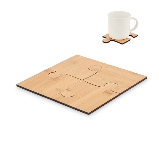 Immagine di MO6796 LEPY - Set di 4 sottobicchieri puzzle
