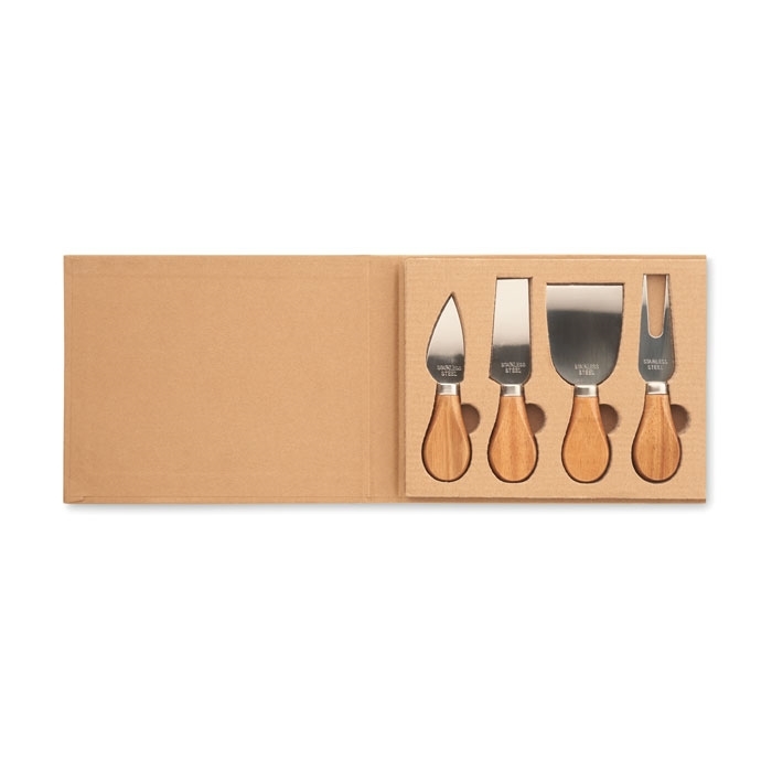 Immagine di MO6953 QUATTRO - Set di 4 coltelli da formaggio