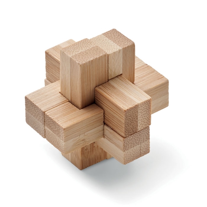 Immagine di MO6988 SQUARENATS - Puzzle rompicapo in bambù