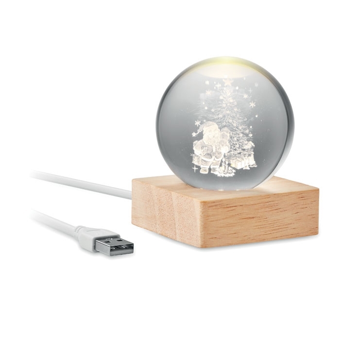 Immagine di CX1541 SANTA LIGHT - Palla di natale con led