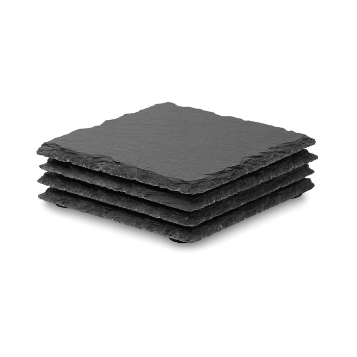 Immagine di MO9124 SLATE4 - Sottobicchieri con base in eva