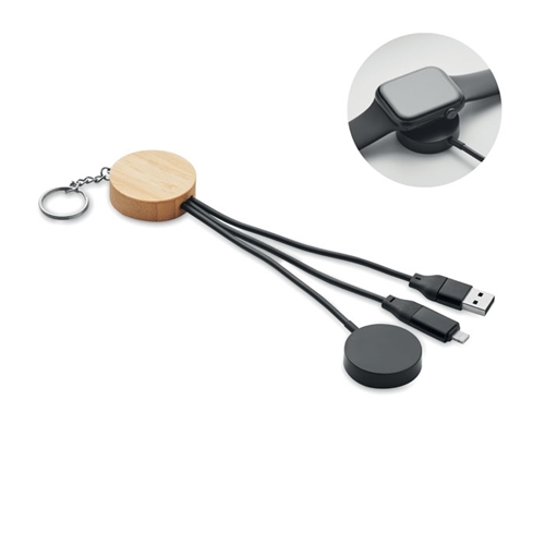 Immagine di MO2451 BULE - Portachiavi con cavo 4 in 1 60w