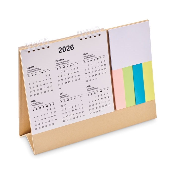 Immagine di MO2756 CALENDOO - Calendario da tavolo con memopa