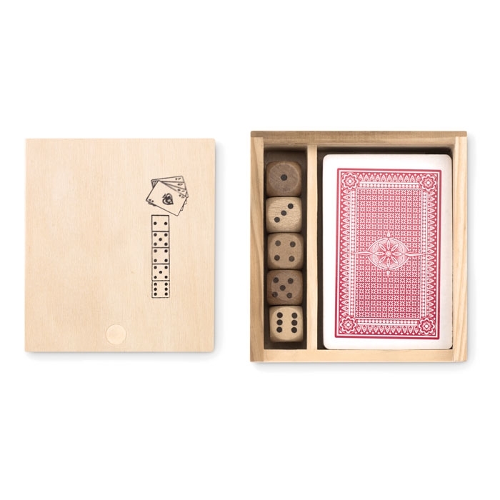 Immagine di MO9187 LAS VEGAS - Set gioco carte e dadi