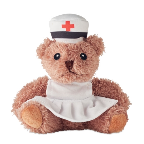 Immagine di MO2839 NURSE - Orsetto infermiere di peluche