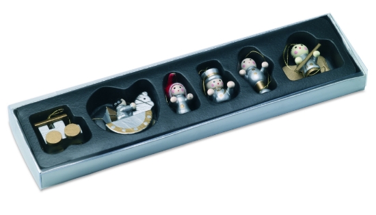 Immagine di KW1349 HELSINBORG - Set 6 decorazioni natalizie