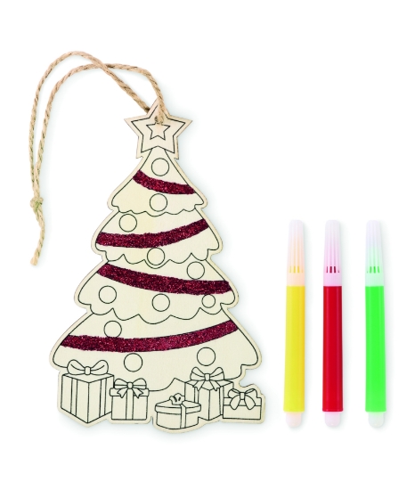 Immagine di KW1569 COLORTREE - Decorazione albero di natale