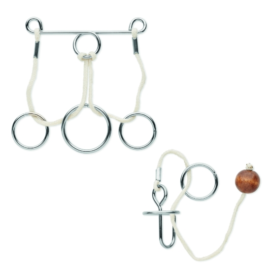 Immagine di KW2075 CONNECTION - Set di 2 rompicapo in metallo