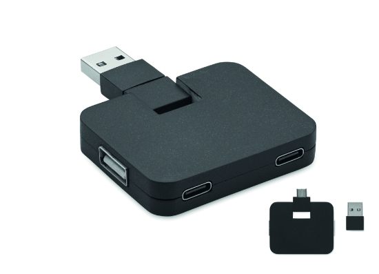 Immagine di KW2254 SQUARE-C - Hub usb a 4 porte