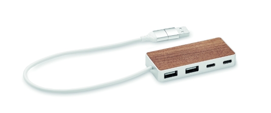 Immagine di KW2387 UBAH - Hub usb 4 porte 27,5 cm
