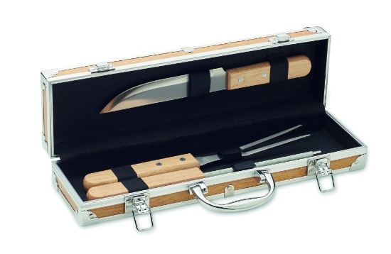 Immagine di KW2471 TOOLDERA - Attrezzi da barbecue in acciaio