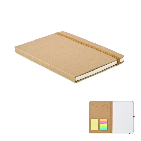 Immagine di KW2554 STICKNOTE - Notebook a5 in carta riciclata