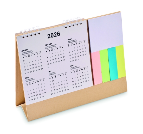 Immagine di KW2756 CALENDOO - Calendario da tavolo con memopa