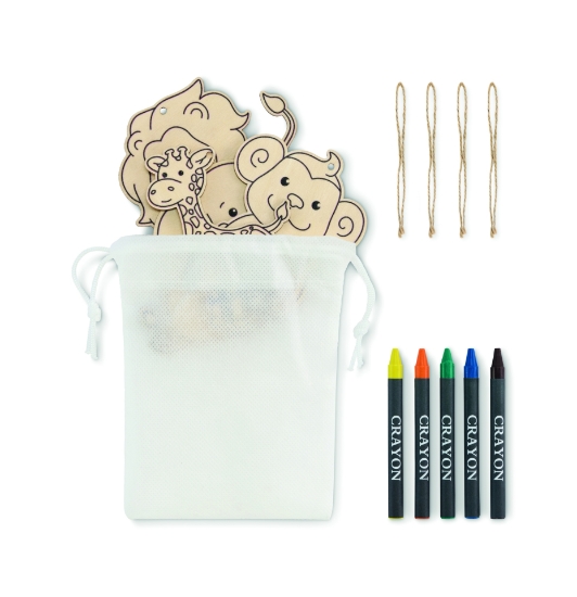 Immagine di KW2968 THEZOO - Decorazioni in legno