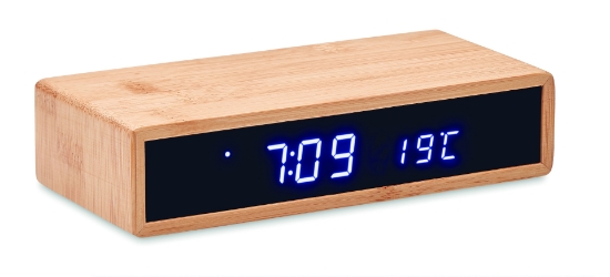 Immagine di KW6139 MORO - Caricatore wireless in bamboo