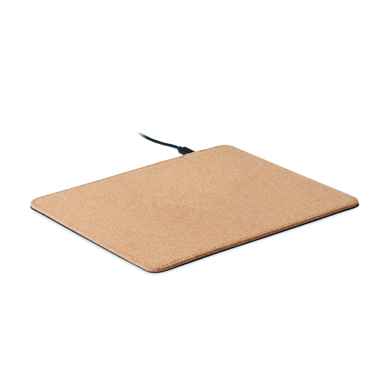 Immagine di KW6476 WIRELESS MATTY - Mouse pad in sughero 15w