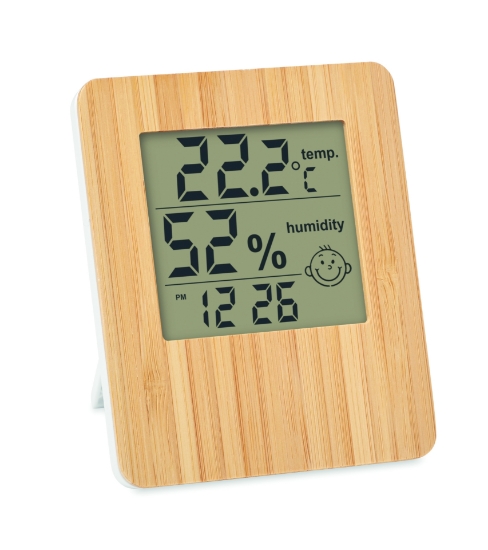 Immagine di KW6562 SUNCITY - Stazione meteo in bamboo