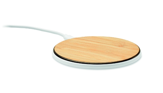 Immagine di KW6563 DESPAD + - Caricatore wireless in bamboo
