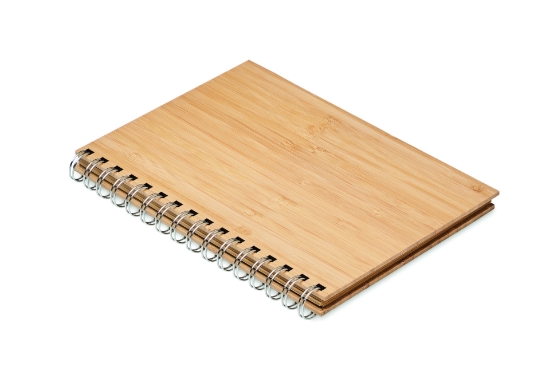Immagine di KW6790 BRAM - Notebook a5 in bamboo rilegato