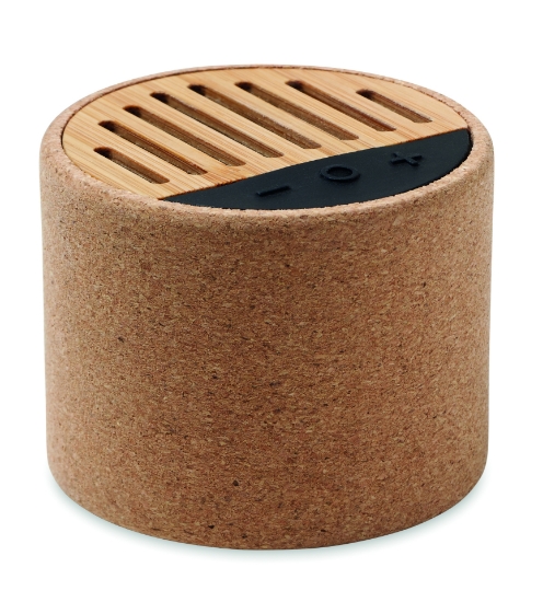 Immagine di KW6819 ROUND + - Speaker wireless in sughero