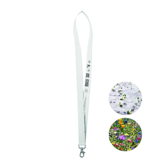 Immagine di KW6906 LANSEE - Lanyard in carta, con gancio