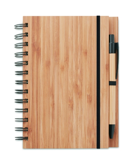 Immagine di KW9435 - Notebook in bamboo con penna