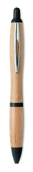 Immagine di KW9485 - Penna a sfera in abs e bamboo