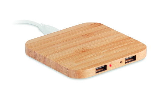 Immagine di KW9698 - Caricatore wireless in bamboo