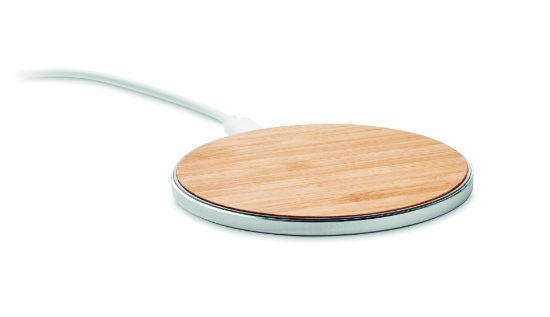 Immagine di KW9787 - Caricatore wireless in bamboo