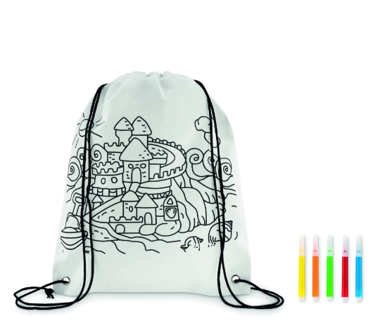Immagine di KW9887 - Sacca da colorare in non woven