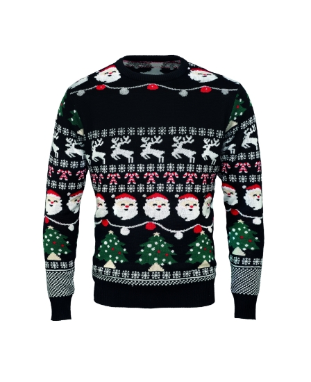 Immagine di KWC1553 - Maglione natalizio a led s/m