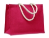 Immagine di KW6443 - Borsa in iuta. manici in cotone