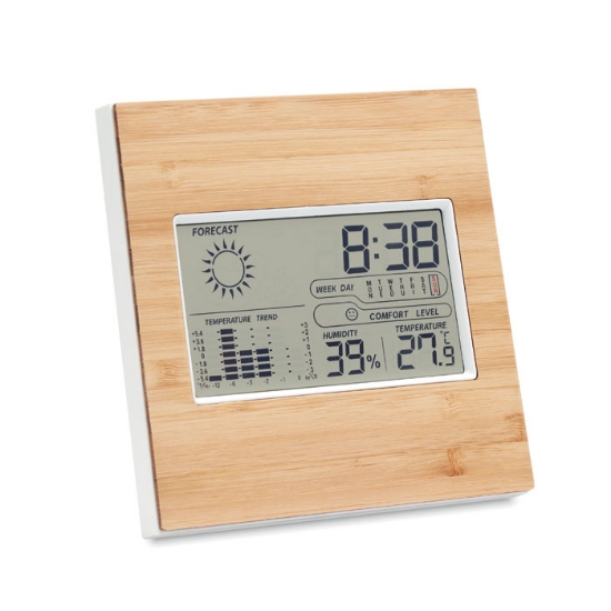 Immagine di KW9959 - Stazione meteo in bamboo
