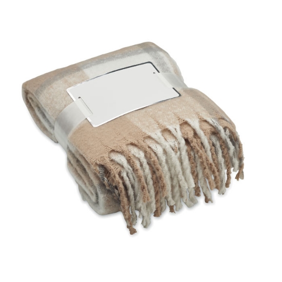 Immagine di KW2382 - Coperta in mohair a scacchi