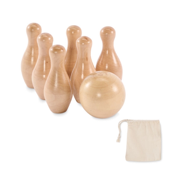 Immagine di KW2434 - Mini set da bowling in legno di