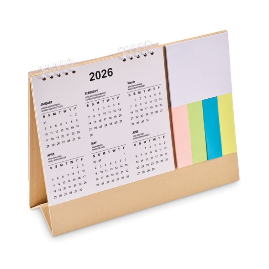 Immagine di KW2756 - Calendario da tavolo con memopa