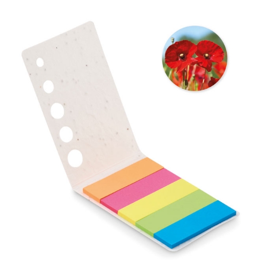Immagine di KW6511 - Segnapagina in carta con semi