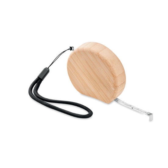 Immagine di KW6520 - Metro retrattile in bamboo 2m