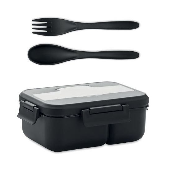 Immagine di KW6646 - Porta pranzo con posate in pp